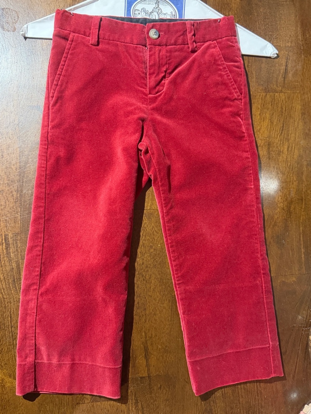 Boys Red Velvet Pants Janie and Jack